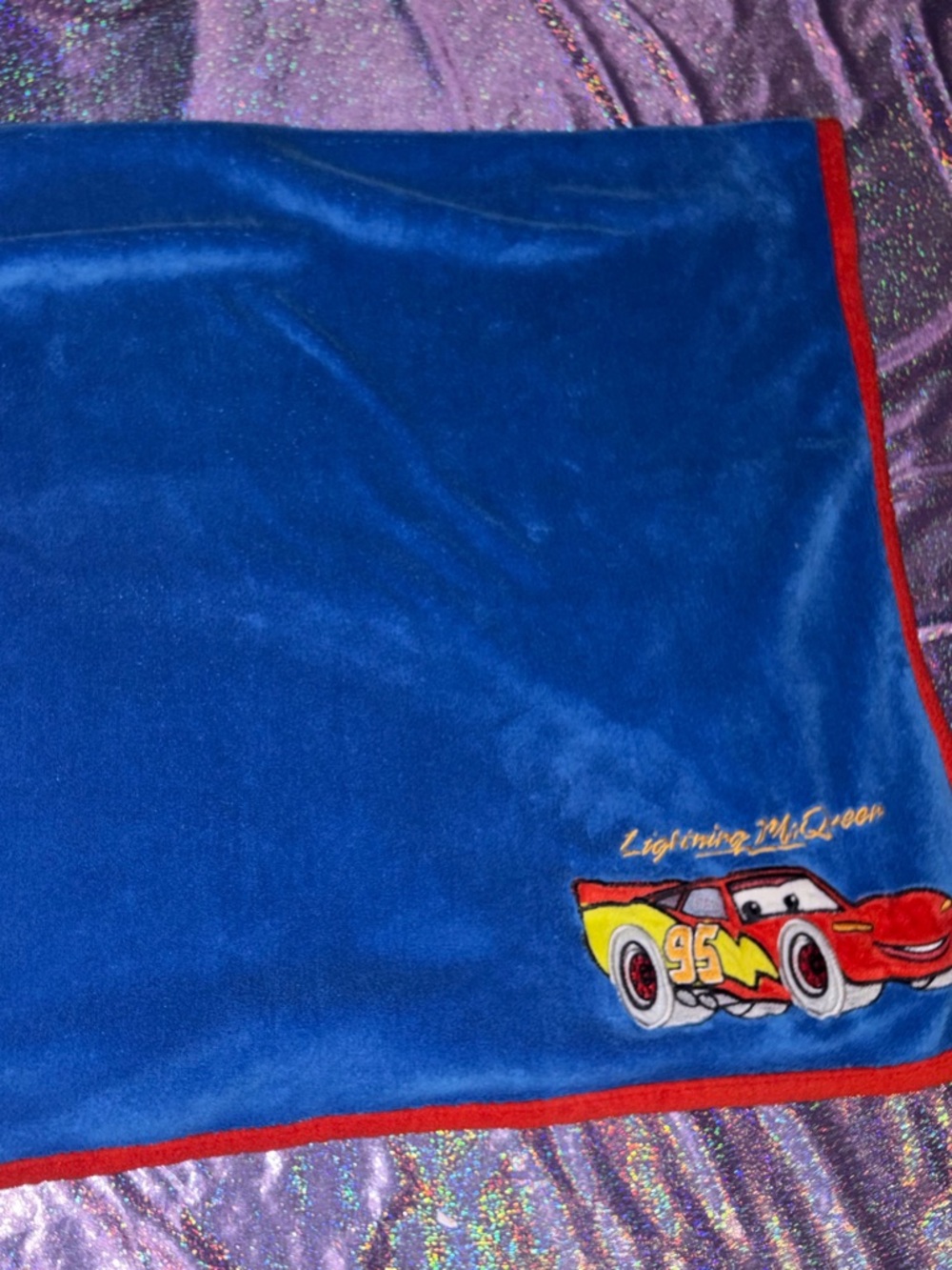 Lightning McQueen Baby Blanket